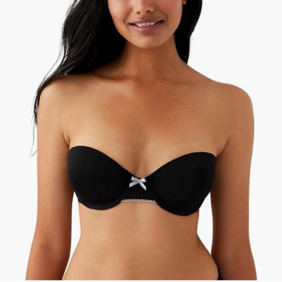 b.tempt'd by Wacoal Women's Modern Method Strapless Black 36DD 6688 - Picture 1 of 3